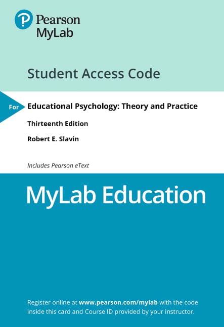 Educational Psychology: Theory and Practice