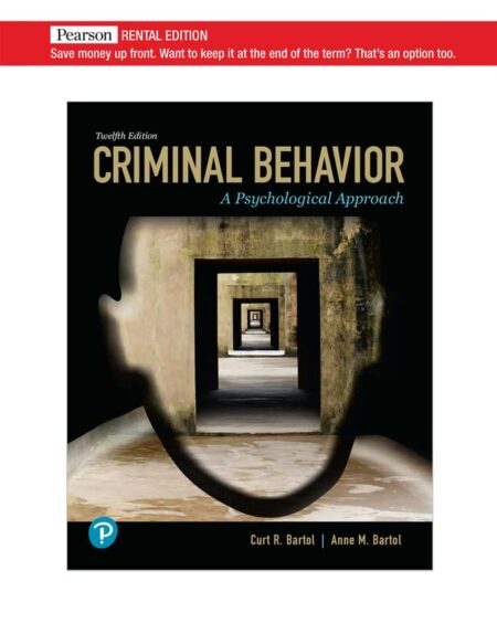 Criminal Behavior: A Psychological Approach
